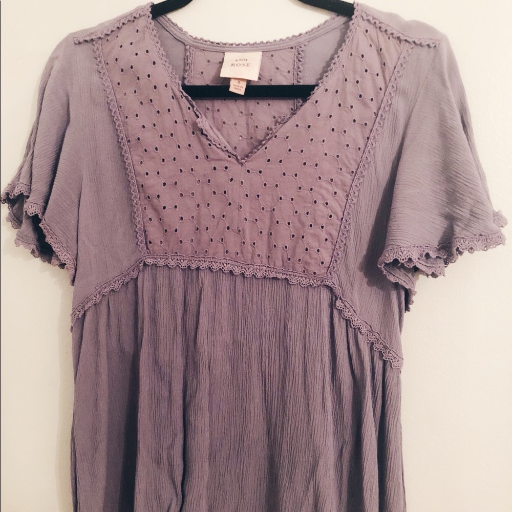 Flowy Periwinkle Blouse from Knox Rose